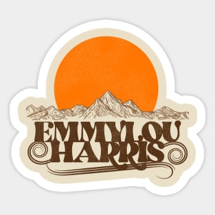 Emmylou Harris Rising Sun Sticker